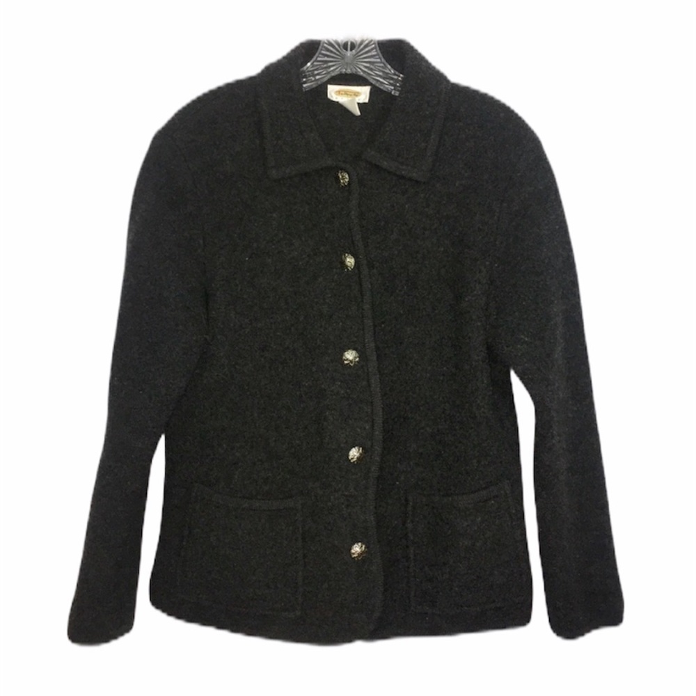 Talbots Wool Jacket Button Up 8 - image 6